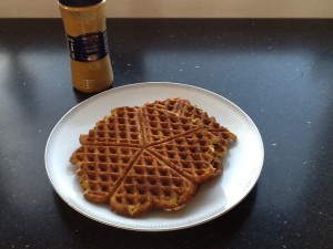 Frokostvafler med karry. 