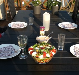 salat med æg og tun. nam nam 