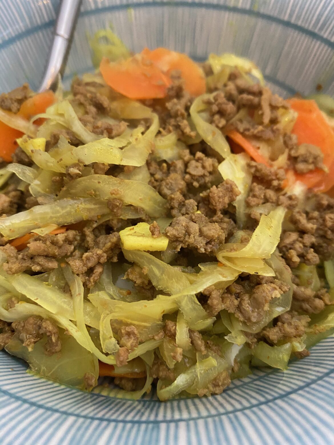 Gryderet med oksekød