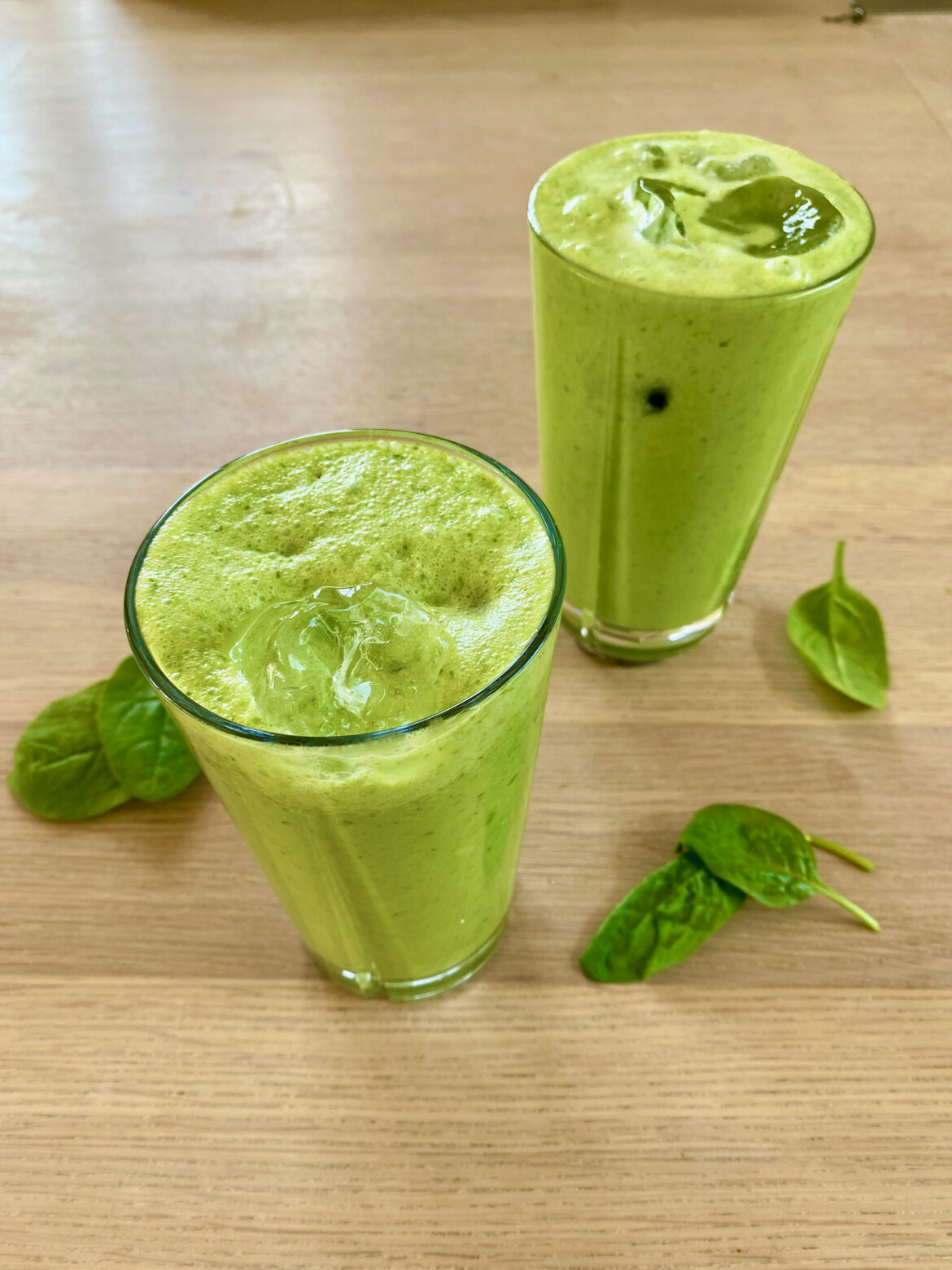 Agurk og spinat smoothie